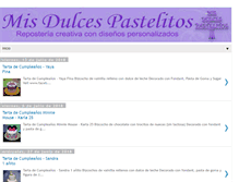 Tablet Screenshot of misdulcespastelitos.com